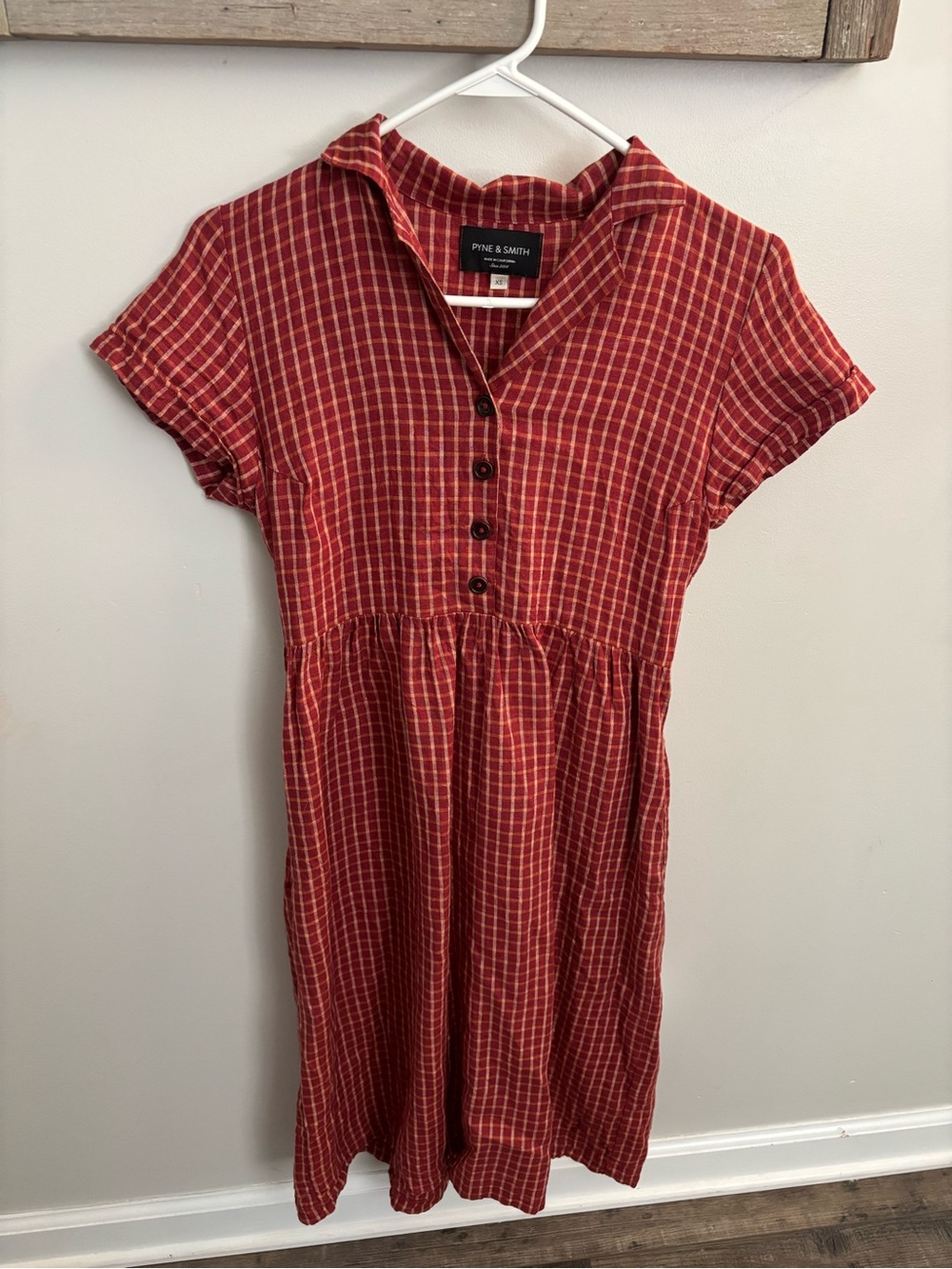 Pyne&Smith no. 30 Pomodoro Plaid Size XS